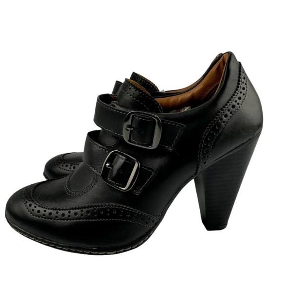 Sofft Brand Sadira Buckle Heeled shoes - BLACK - Picture 1 of 10